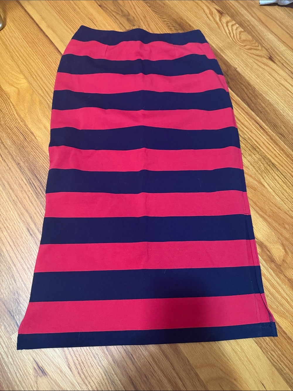 Jcrew red and blue skirt